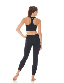Svart sport-BH i funktionsmaterial 