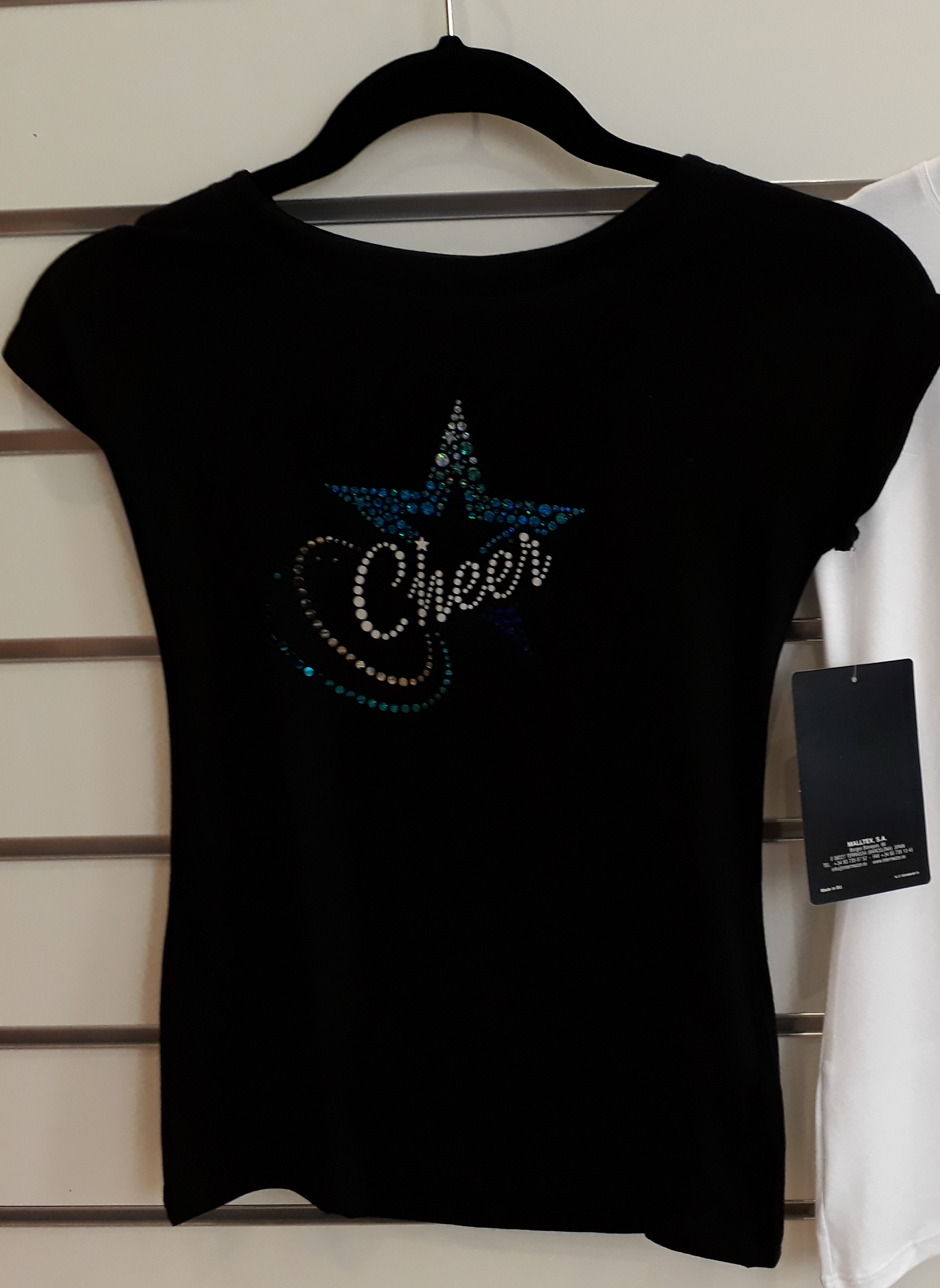 Blått cheerleadingtryck med hologram - 2