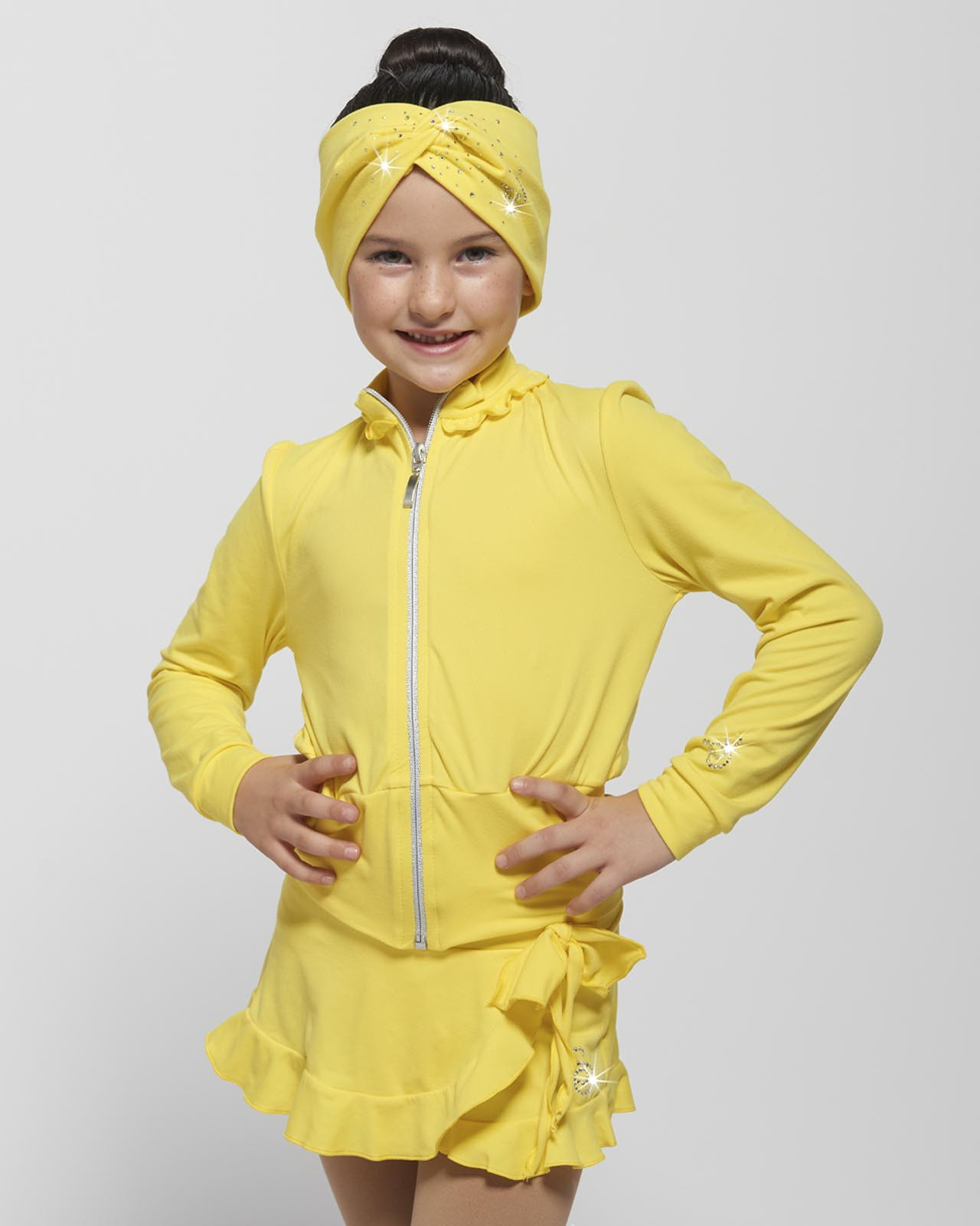 Gul jacka i microfiber från Sagester - 2
