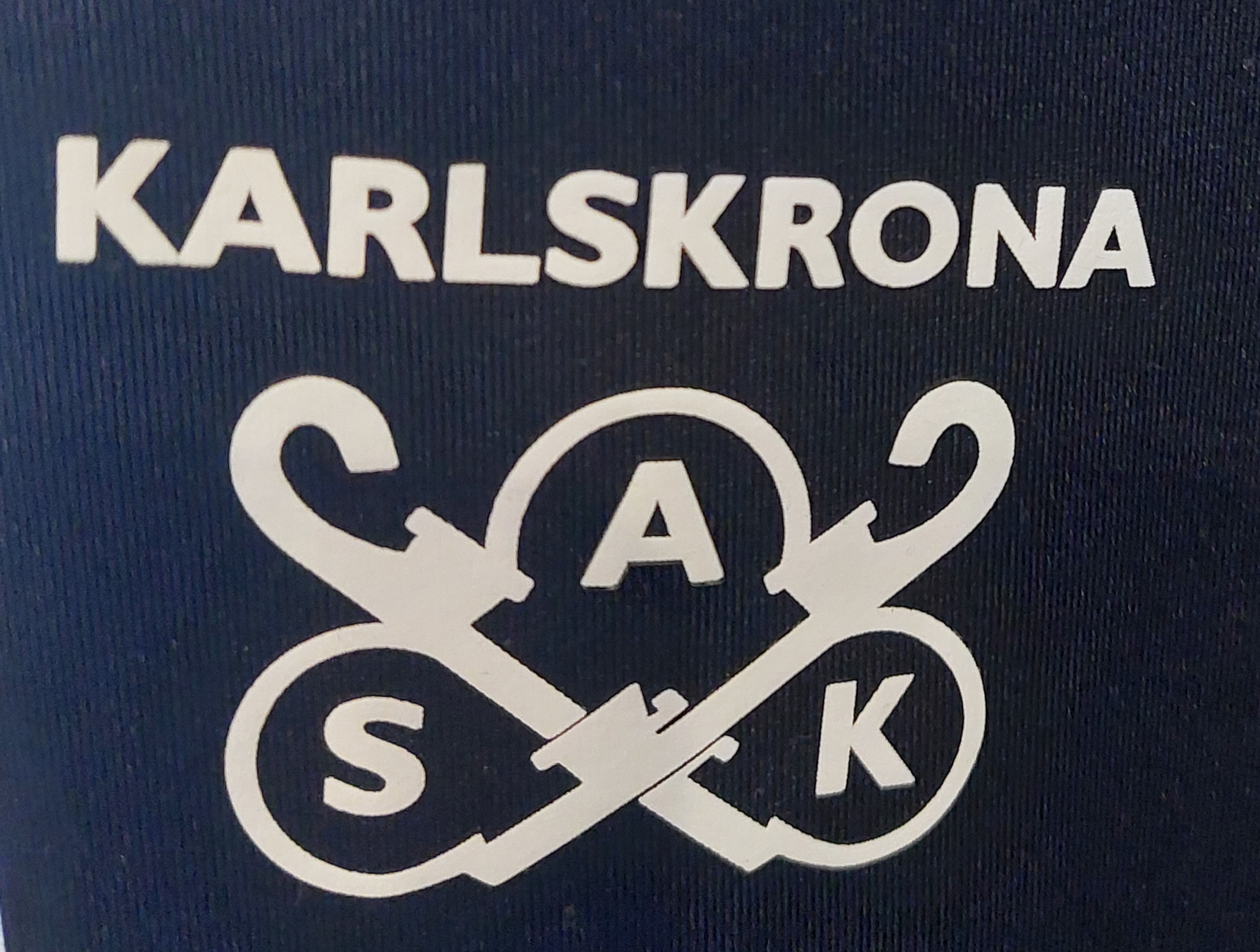Tröjtryck Karlskrona - bredd 20 cm