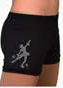 Svarta hotpants med kristaller - 2