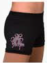 Svarta hotpants med kristaller - 4