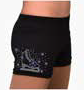 Svarta hotpants med kristaller - 7