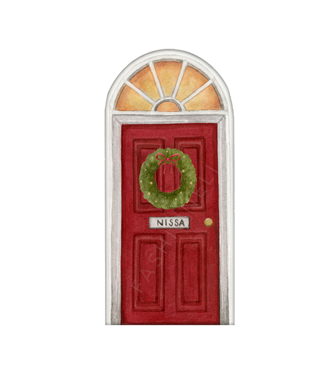 Nissas dörr (som väggklistermärke)