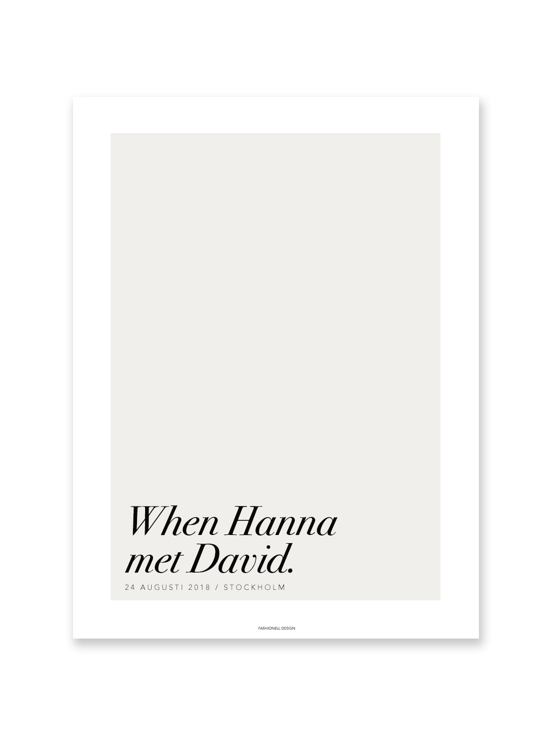 When we met