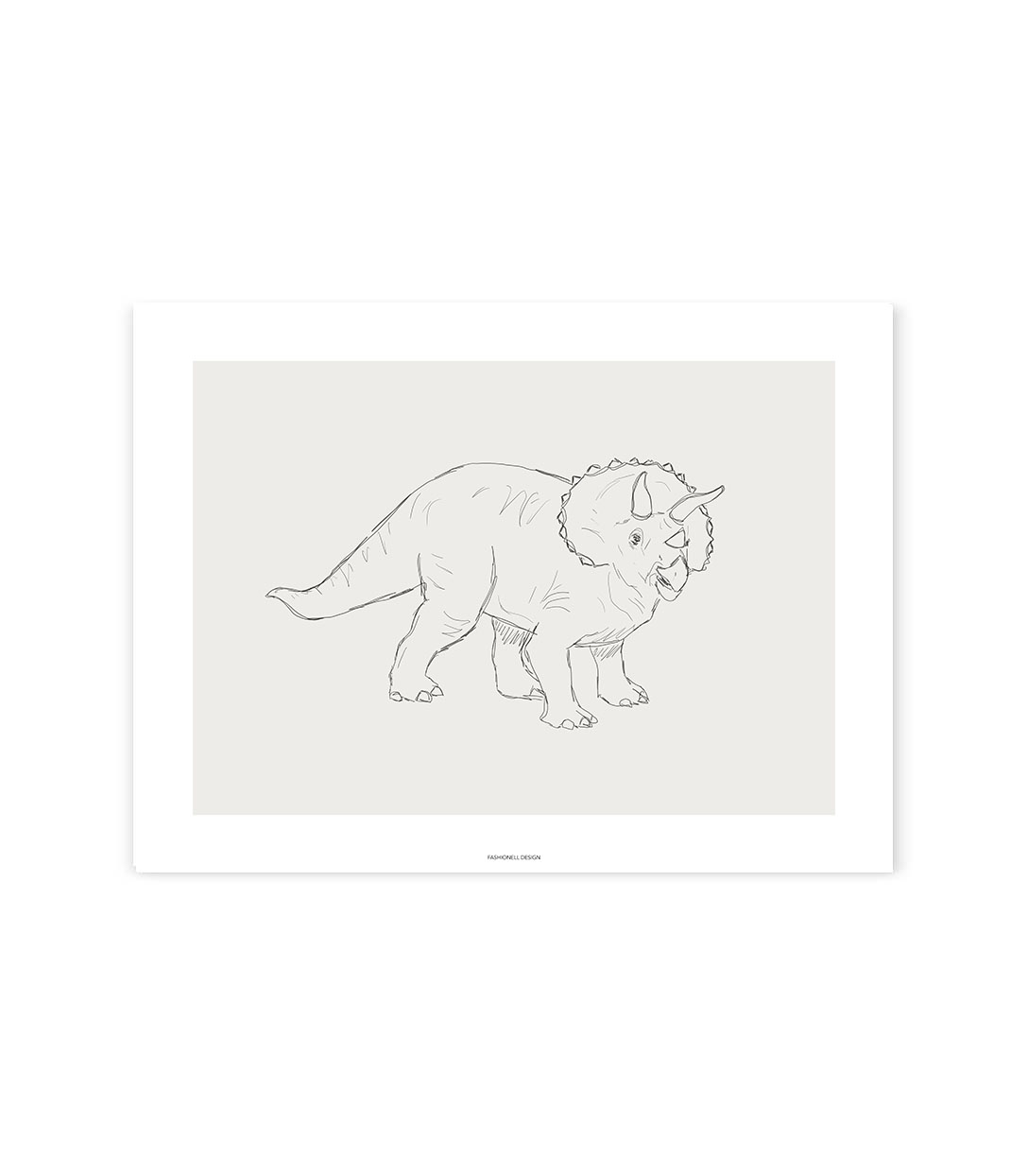 Triceratops - Lineart
