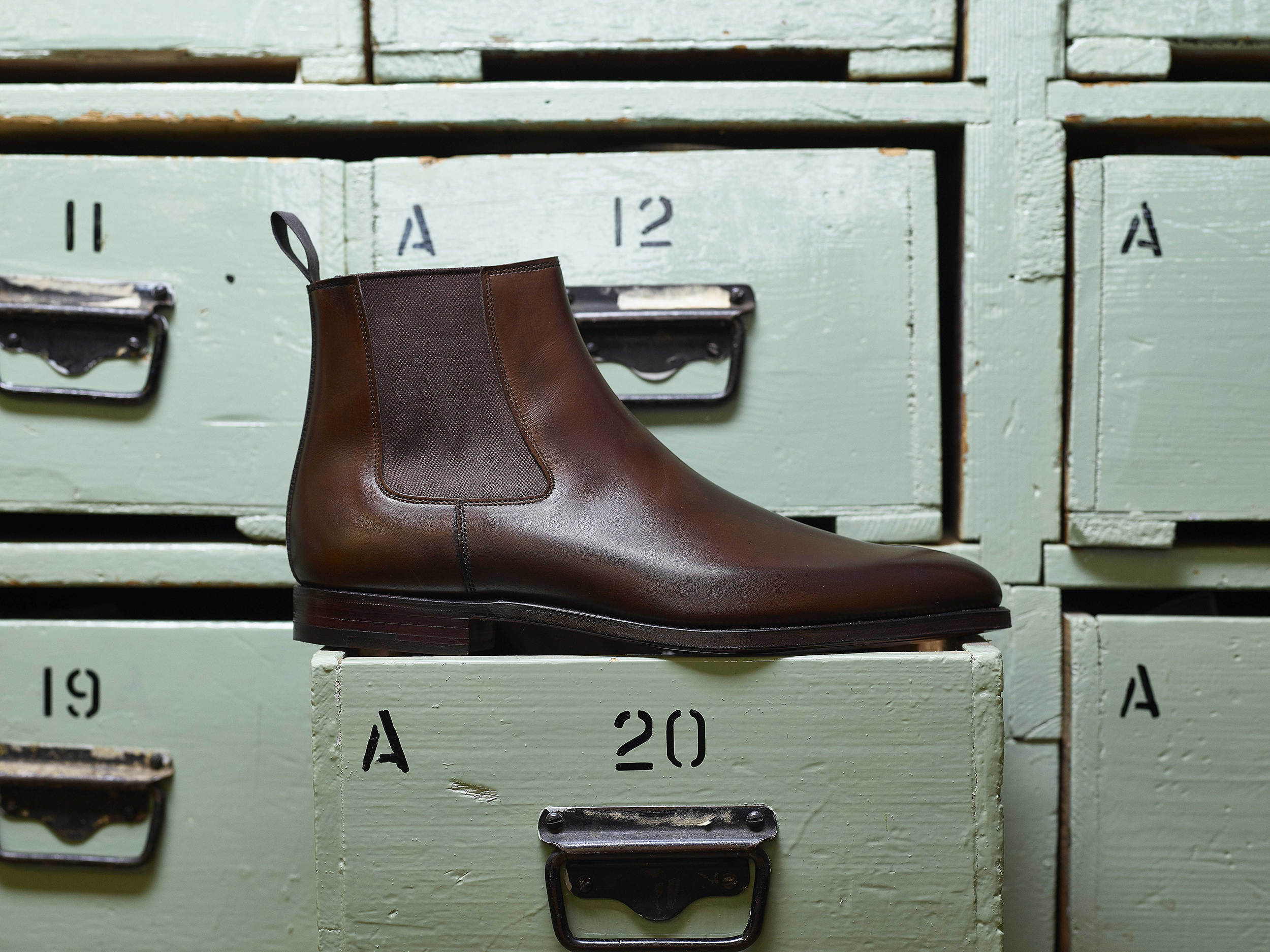 Lingfield. Dk Brown Burnished Calf - 3