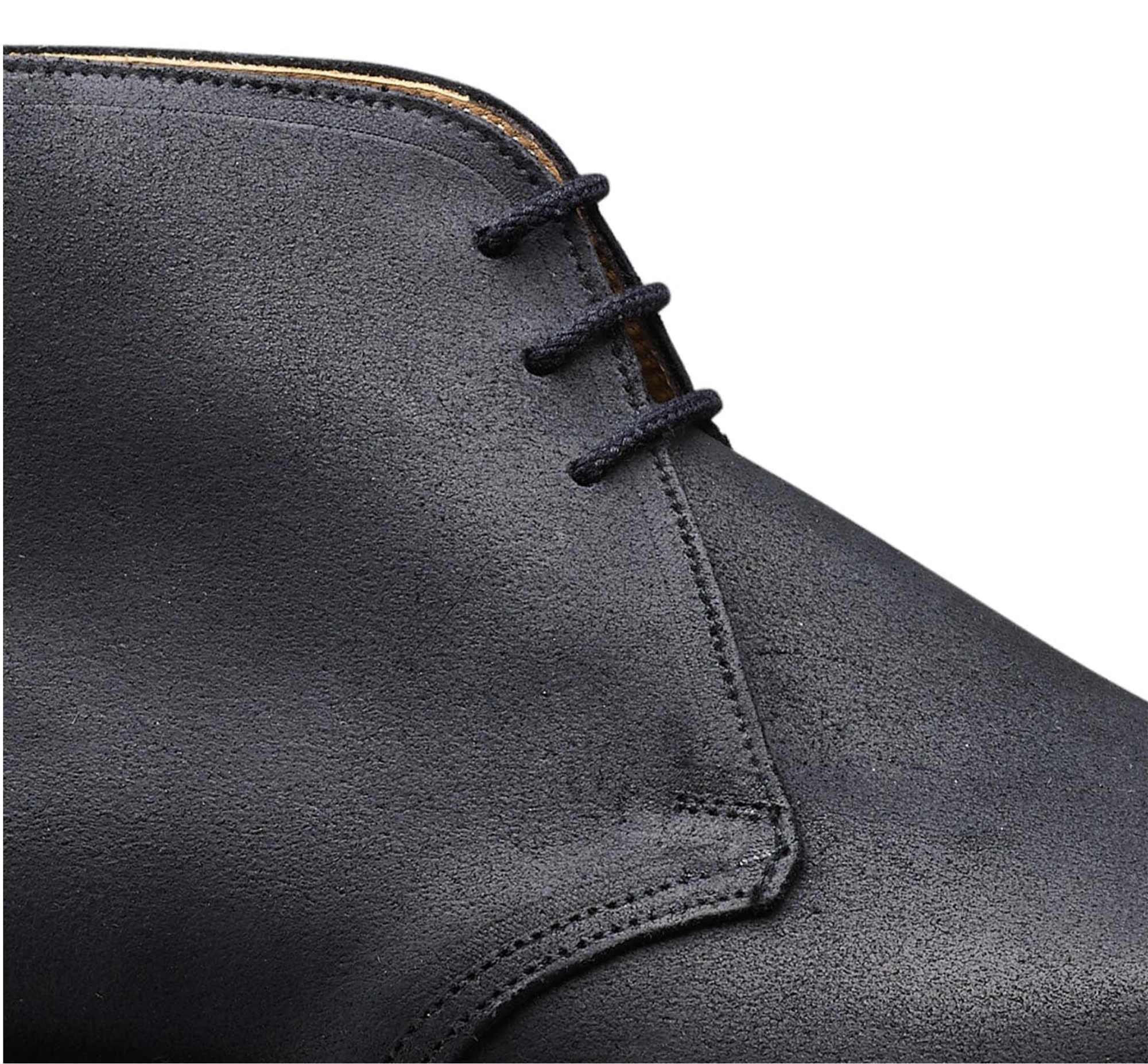 Molton. Black Roughout Suede - 4
