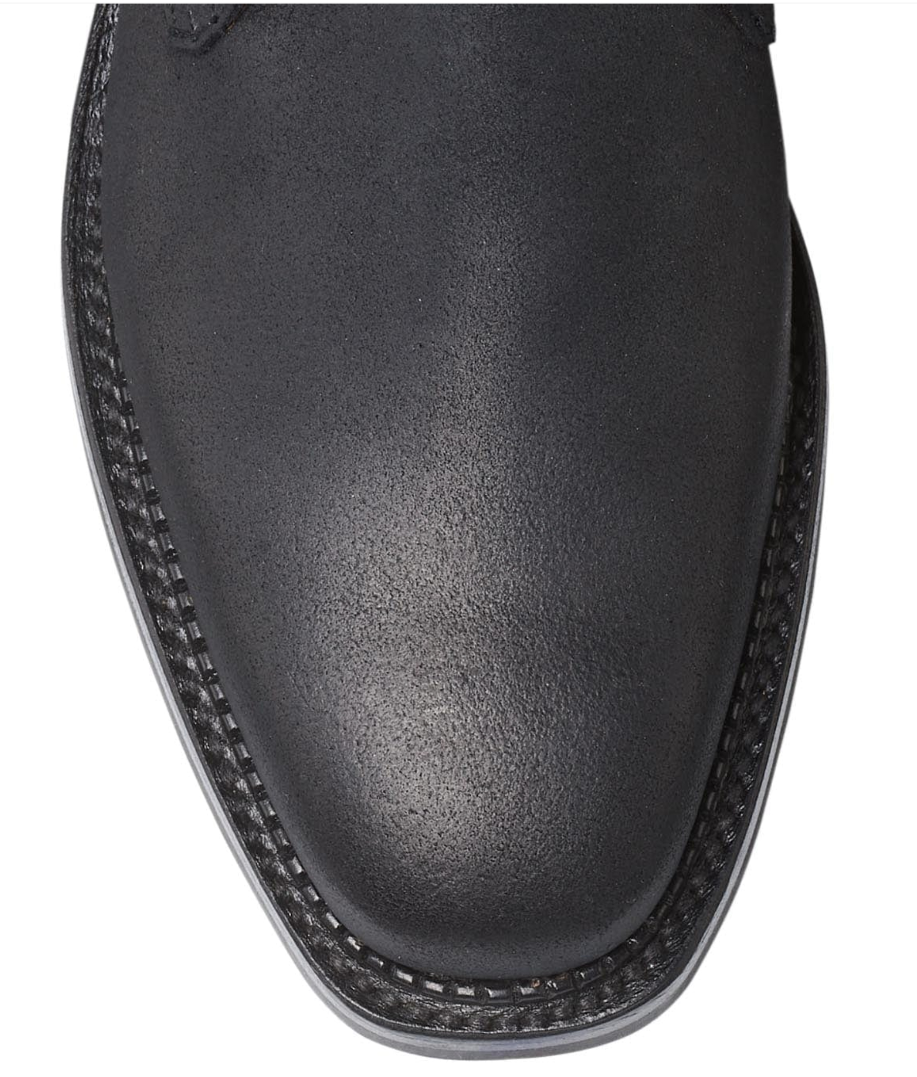 Molton. Black Roughout Suede - 5