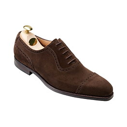 Westbourne City. Dk Brown Calf Suede