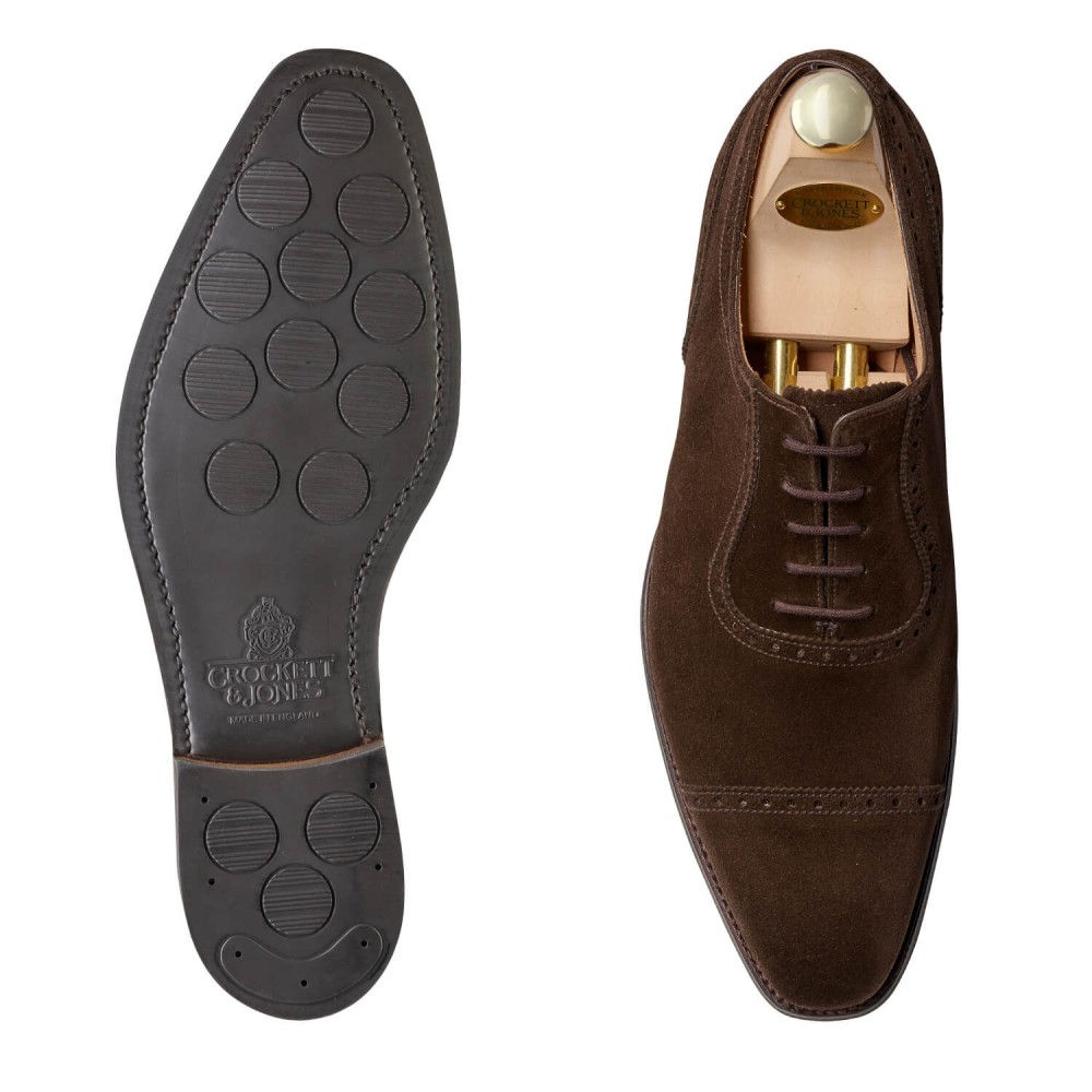 Westbourne City. Dk Brown Calf Suede - 2