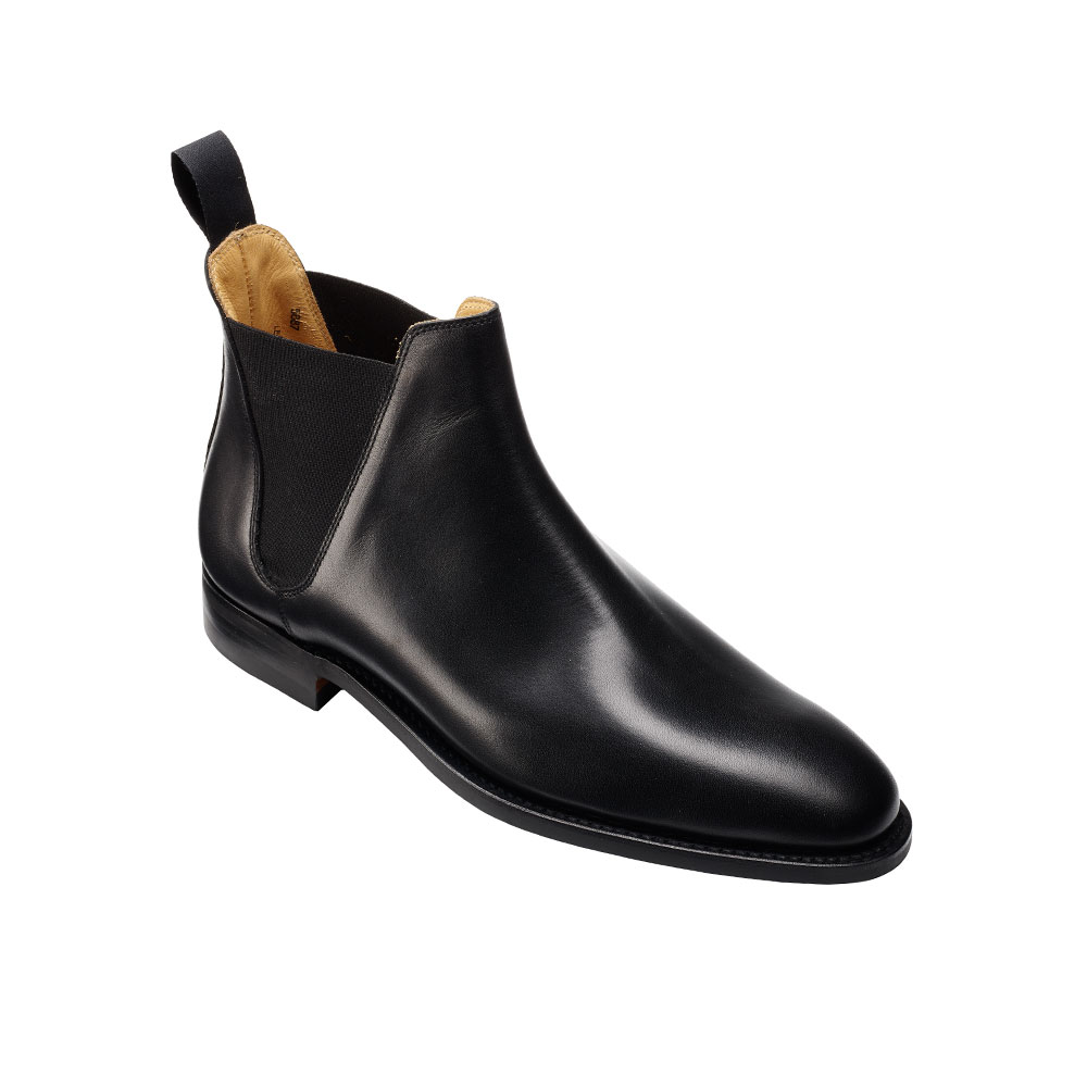 Chelsea 8. Black Wax Calf