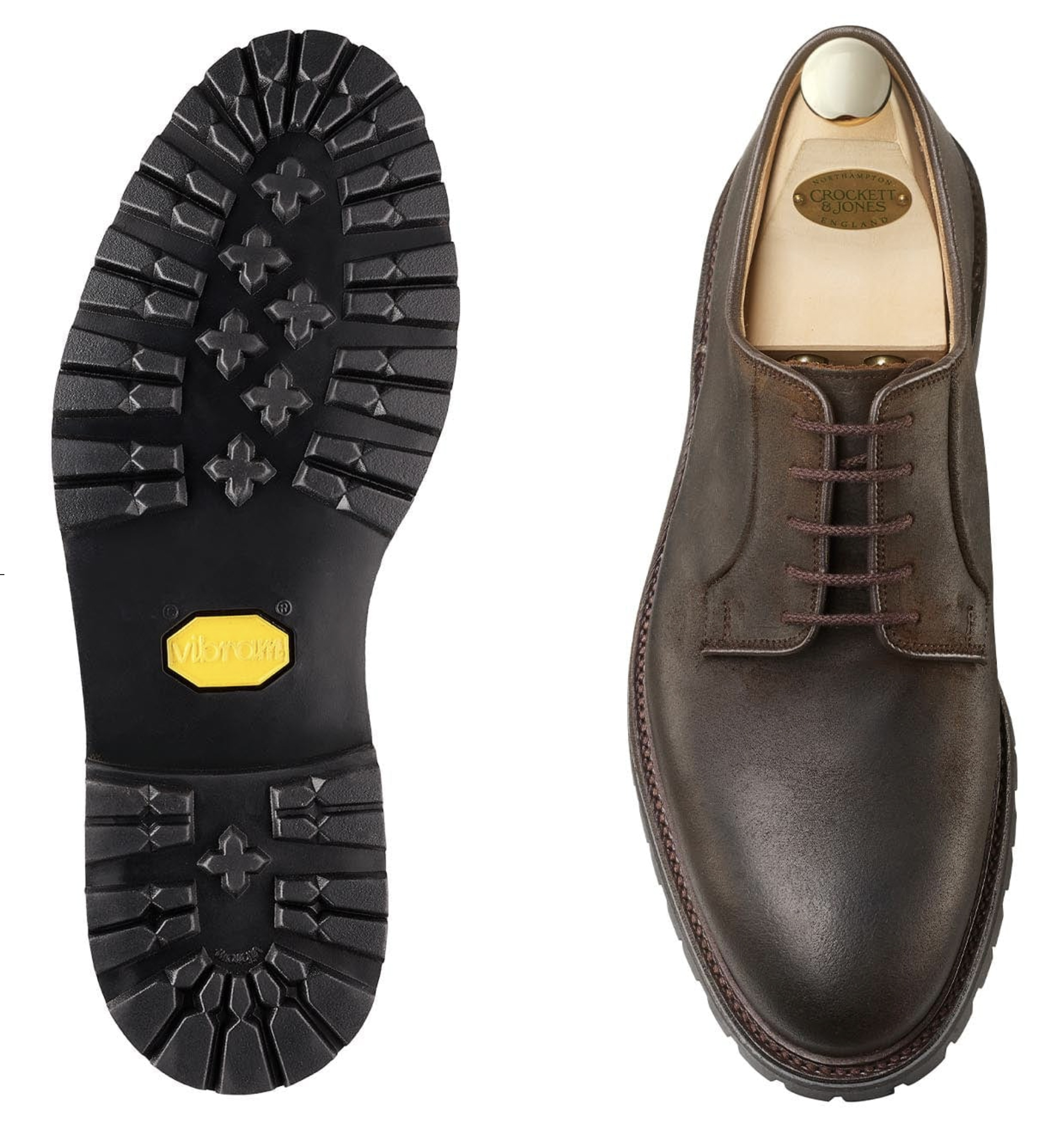 Lanark. Dk Brown Roughout Suede - 2