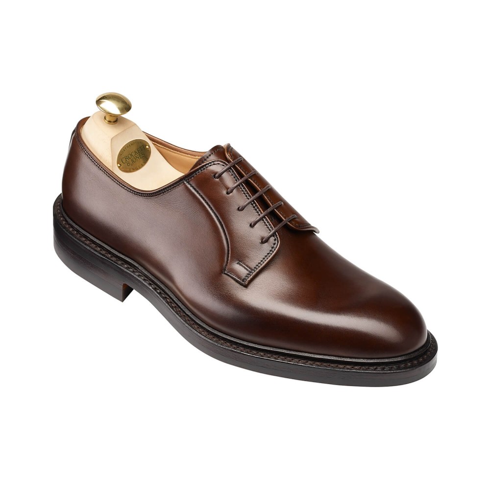 Lanark. Dark Brown Burnished Calf