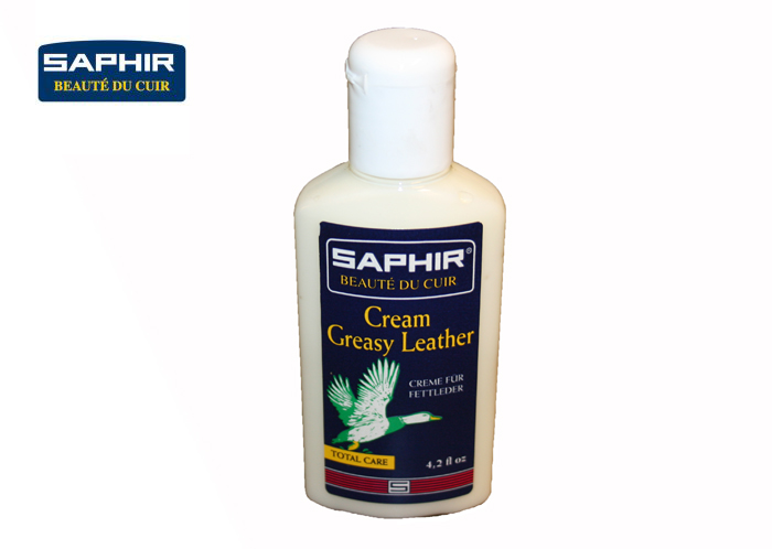 Cream Greasy Leather - 2
