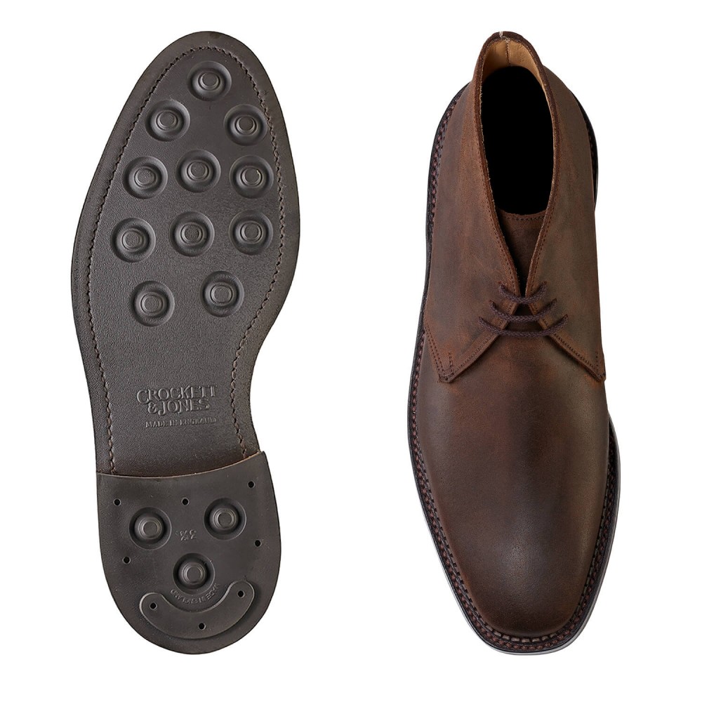 Molton. Dk Brown Roughout Suede - 2