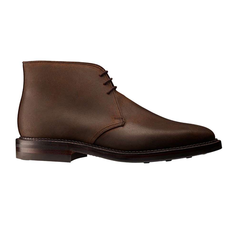 Molton. Dk Brown Roughout Suede - 3