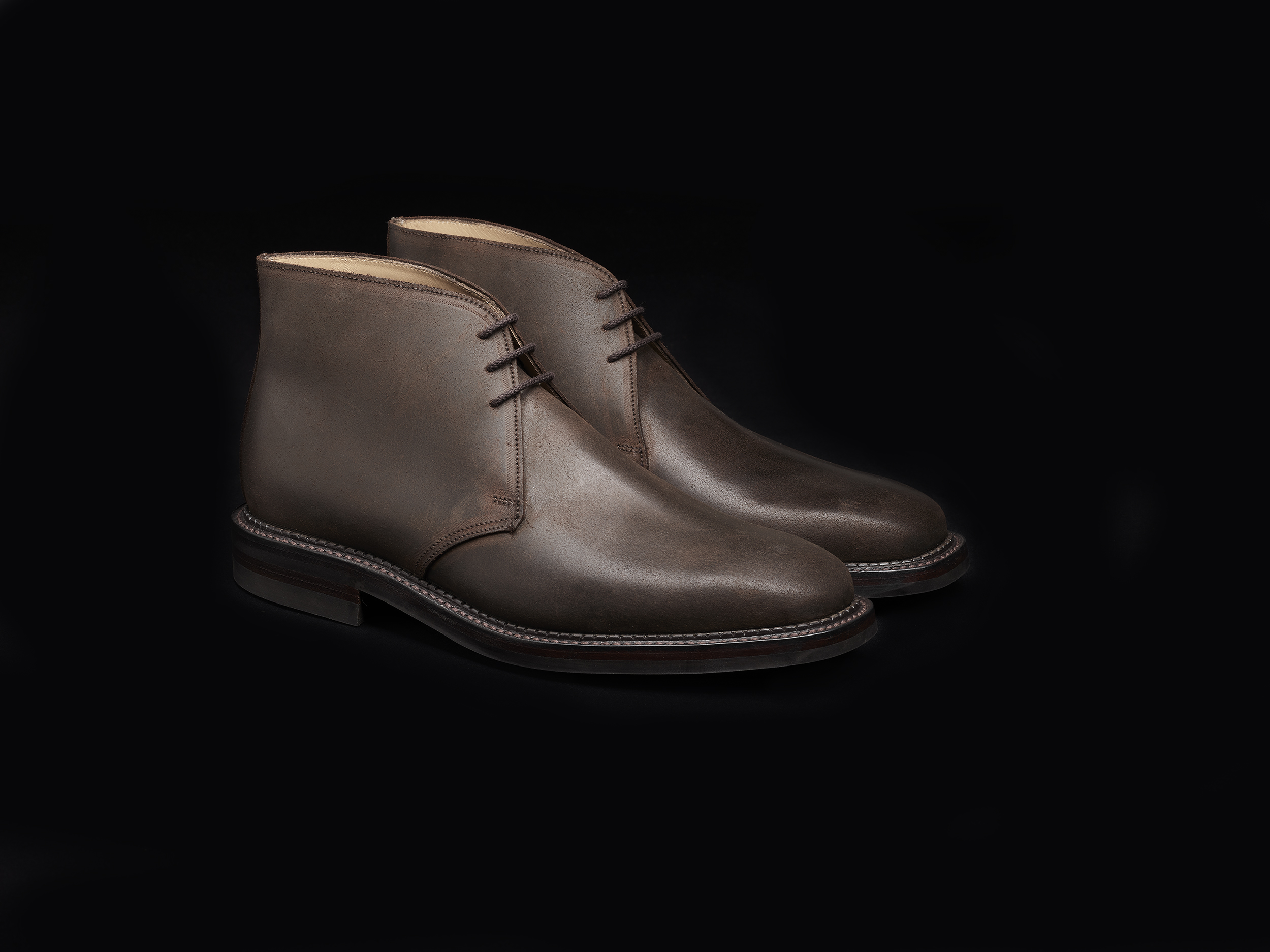 Molton. Dk Brown Roughout Suede - 7