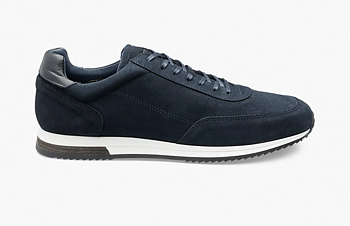 Loake Bannister. Navy suede