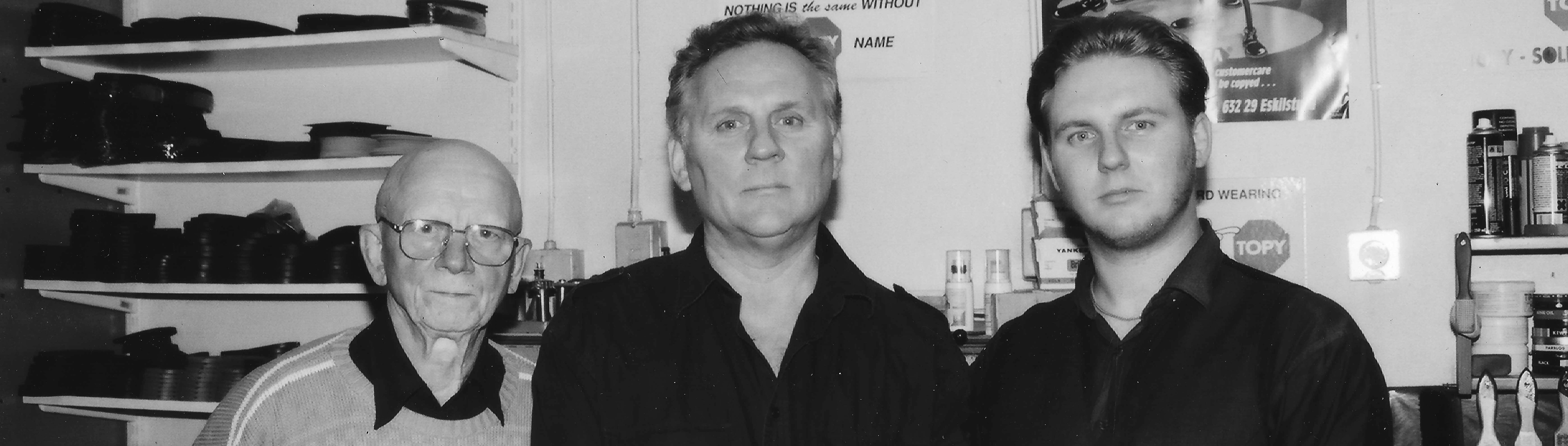 Tre generationer skomakarmästare. Vår historia.  