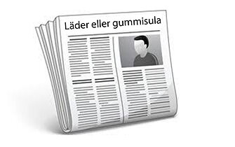 Läder eller gummisula