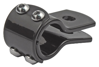 Klamma 3-Del, 1-1/8", 1/2" Hål Svart