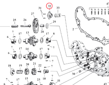 Seal Ring, Oil Separator SV