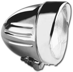 Strålkastare 4-1/2" H/Light W/Ribbs+Visor  E