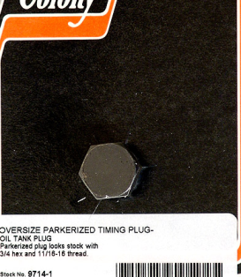 Öd-Plugg 11/16"-16 B/T 36-69,6-K,Park
