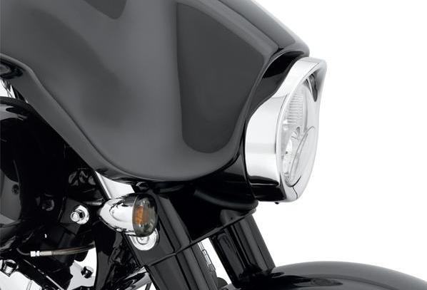 Headlamp Trim Ring, 83-07 Flt/ W/Visor