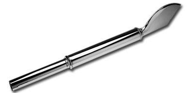 Custom Fishtail Ljudd. 34", D 2-1/2" Chr