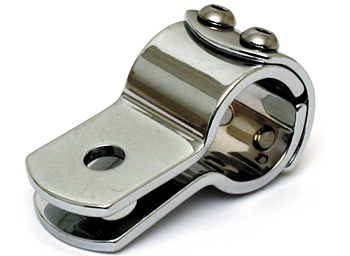 Klamma 3-Del, 1", 3/8" Hål Chr
