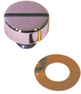 Plugg By-Pass Valve, B/T 1968-80, Chr,Clny