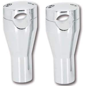 Risers 4", Solid Chr Alu