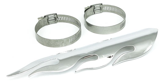 Chr.Flame Univ.1-3/4" Heatshield 8"
