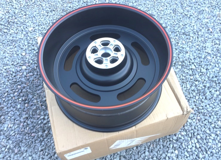 Bakhjul 18*8" W/ Plugs, Slt, Svart - 2