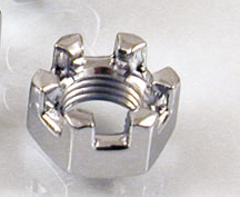 Kronmutter 3/8"-24 Chr