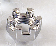 Kronmutter 3/8"-24 Chr