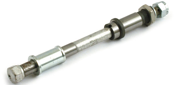 Framaxel B/T 1937-48, Kpl med Sleeve,Mutter,bricka