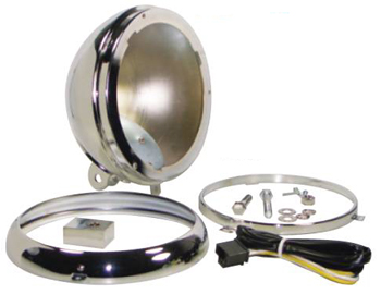 Framlampa 7" Flst 86-,Chr