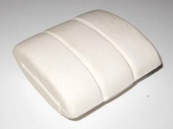 Bromspedal Gummi  B/T 1958-69  Vit