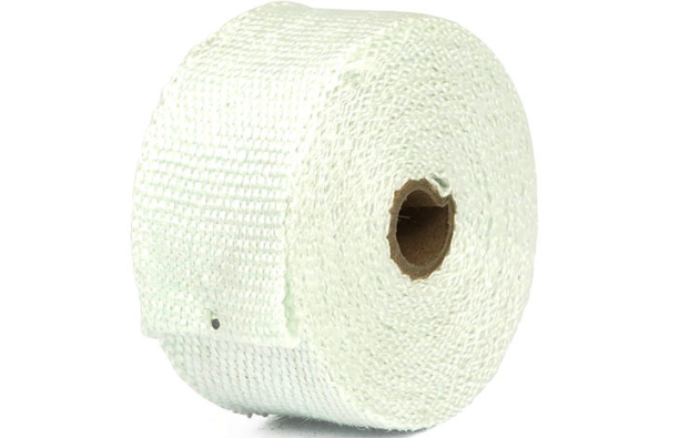 Avgasbandage,Vit 2" 25'
