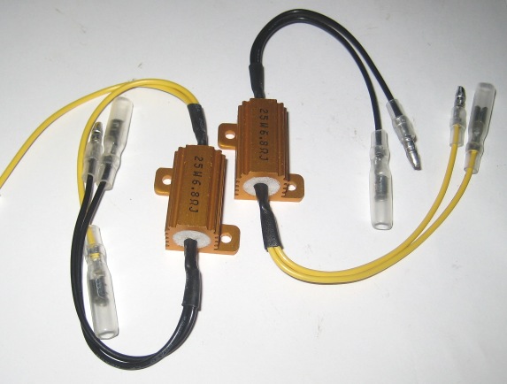 Resistor Mini T/Sig 25W 6,8Ohm, LED