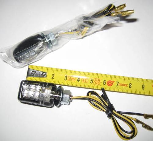 Picco Mini blink. LED, Svart hus, M6