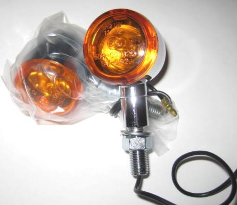 Mini Bullet Blinkers,12V/21W Chr - 2