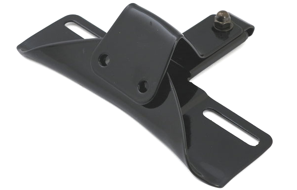 Nummerplåtshållare, 2-Håls 1955-74 Svart