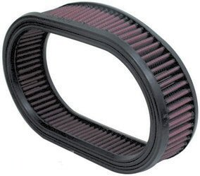 Luftfilter, Oval 1966-E76,2-1/16" K&N