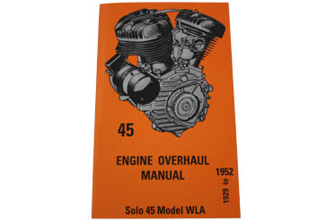 Verkstadshandbok 45" Motor 1929-52