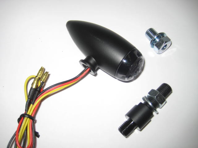 Smooth Bullet Rök M/Broms Led, Sv. E