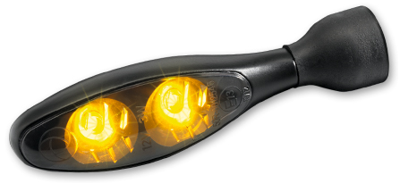 KellerMann Micro 1000  Blink. Svart hus,Rök Glas, LED - 2